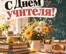 Поздравление с Днём учителя от жителей Заречного