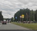 Серьёзное ДТП на пешеходном переходе у «Галактики»