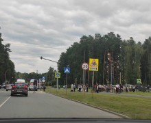 Серьёзное ДТП на пешеходном переходе у «Галактики»