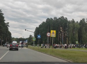 Серьёзное ДТП на пешеходном переходе у «Галактики»