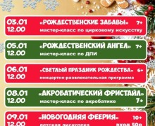 Собрали для вас интересное, что будет происходить в округе в новогодние каникулы