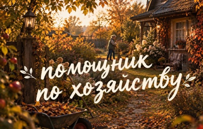 Требуется помощник по хозяйству в Заречном