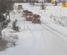 Региональные дороги от последствий снегопада очищали 394 единицы техники