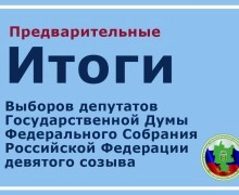 В Заречном подвели предварительные итоги выборов в Госдуму девятого созыва