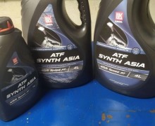 Продам трансмиссионное масло Азия синтетическое, Лукойл ATF 9 л канистры 4+4+1 . Фильтр для АКПП Aisin AW50