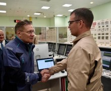 Следующим пунктом остановки Алексея Лихачёва и Дениса Паслера стал энергоблок №4 Белоярской АЭС