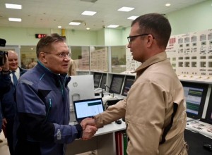 Следующим пунктом остановки Алексея Лихачёва и Дениса Паслера стал энергоблок №4 Белоярской АЭС