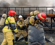 В Заречном прошел смотр-конкурс на звание Лучшее звено газодымозащитной службы Белоярского пожарно-спасательного гарнизона