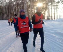 Забег по городу Заречный в честь начала Весны