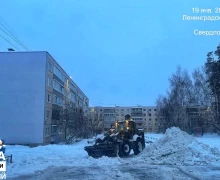 Продолжается уборка ул