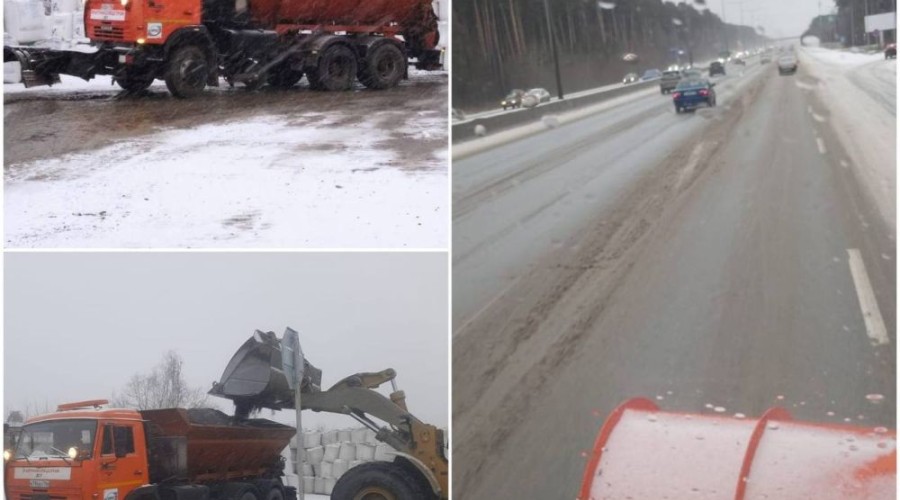 На Среднем Урале продолжают борьбу с непогодой