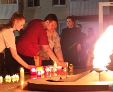 В Заречном состоялась акция «Свеча памяти»