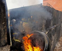 В Заречном прошел смотр-конкурс на звание Лучшее звено газодымозащитной службы Белоярского пожарно-спасательного гарнизона