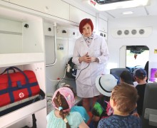 Малыши из детского сада побывали на экскурсии в Скорой помощи МСЧ №32