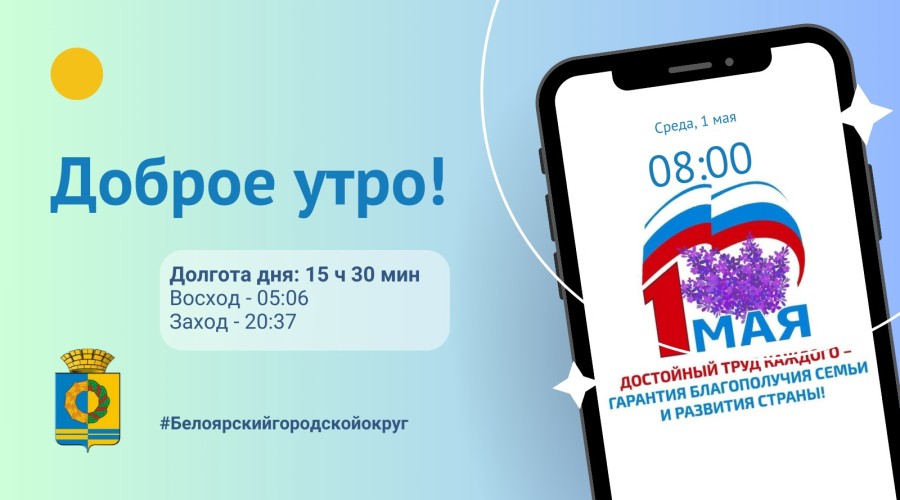 01.05.2024 - прогноз погоды