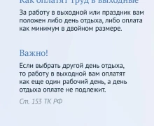 В преддверии майских праздников рассказываем о правах тех, кого попросили работать в выходные