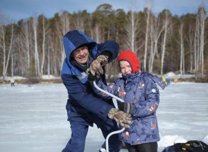 БАЭС ПРОВЕЛА СОРЕВНОВАНИЯ  ПО ЗИМНЕЙ РЫБАЛКЕ