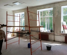 В бывшем помещении ЦГСОН Забота на Комсомольской, 3 идёт ремонт