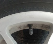 Продаю зимний комплект колёс 175/65 R14: шипованные Viatti и лёгкие диски ВСМПО