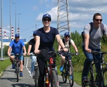 Десятки велосипедистов смогли убедиться в том, что Белоярская АЭС работает безопасно