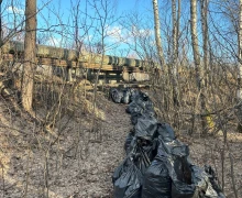 43 мешка мусора собрали зареченские активисты на берегу Белоярского водохранилища