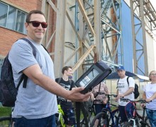 Десятки велосипедистов смогли убедиться в том, что Белоярская АЭС работает безопасно